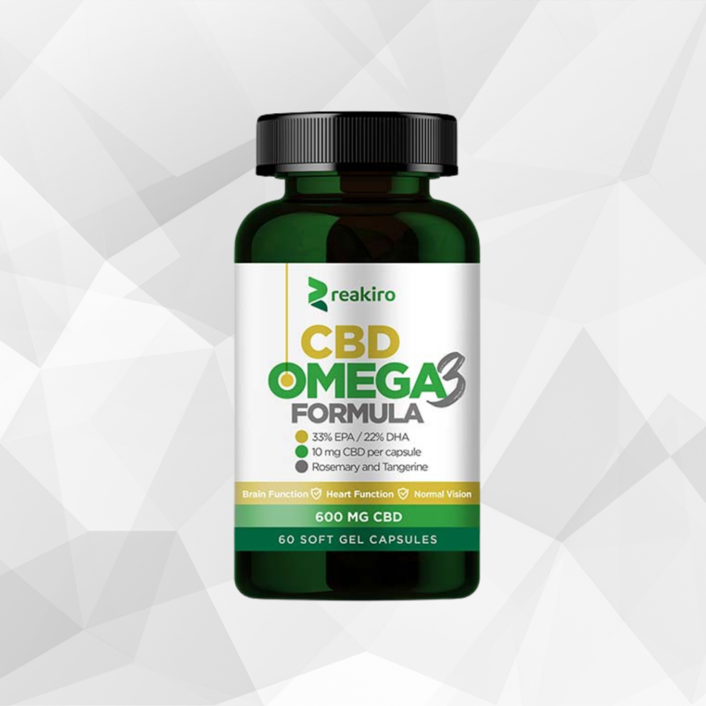 CBD Capsules Omega 3 600 mg 60 pcs