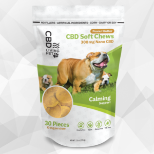 CBD Living Pet Dog Soft Chews Calming Support 