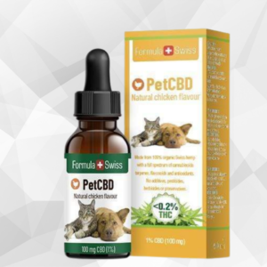 Pet CBD Oil with Chicked Aroma 1 100mg 0.2 THC