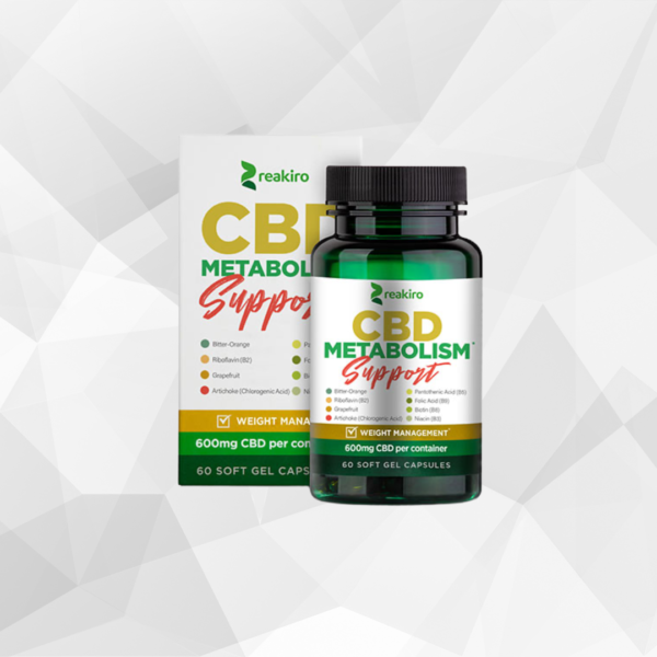 CBD Metabolism Support Soft Gel Capsules 60pcs Reakiro