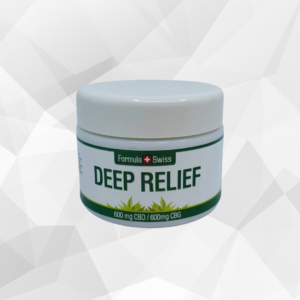Deep Relief Cream 600mg CBD 600mg CBG Formula Swiss