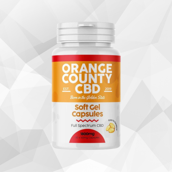 Orange County CBD Soft Gel Capsules 3